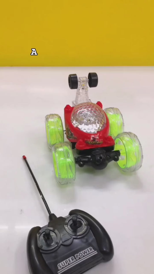 360 Rotation Stunt Car with Bright colour LED lighting