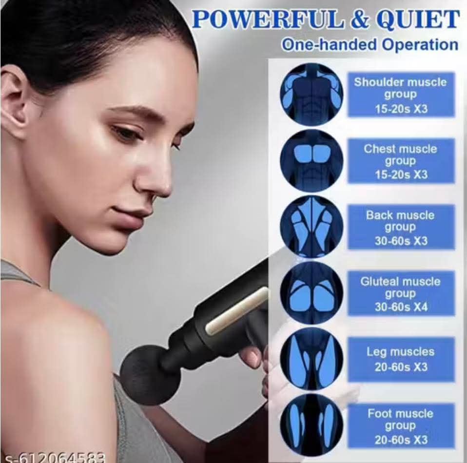Deep Tissue Massage Gun – Powerful Relief, Anytime, Anywhere