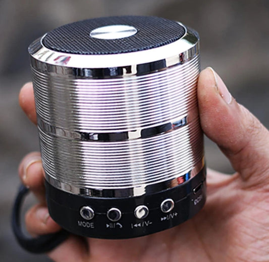 Portable Mini Speaker : Bluetooth, FM Radio, USB.